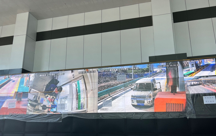 图1-桓集段高速视频上传至东南湖分中心监控分中心大屏现场（桓集段高速收费数据、监控视频顺利上传至省中心）.jpg